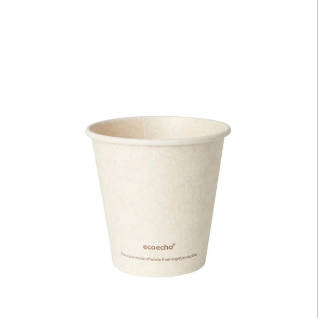 Papír poharak - Cukornád pohár-PREMIUM 120 ml - 50db/cs - Greenstic