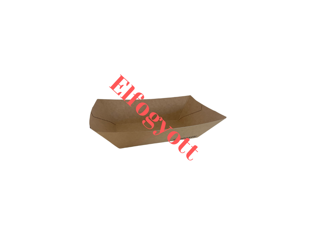 Streetfood csomagolás - Streetfood csónak 800 ml (138x85x53) -170 db/cs - Greenstic
