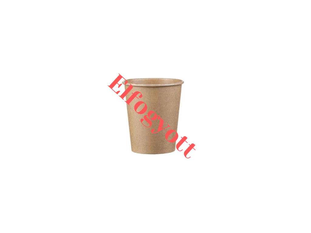 Papír poharak - Papírpohár, kraft 2 dl 50 db/csomag - Greenstic