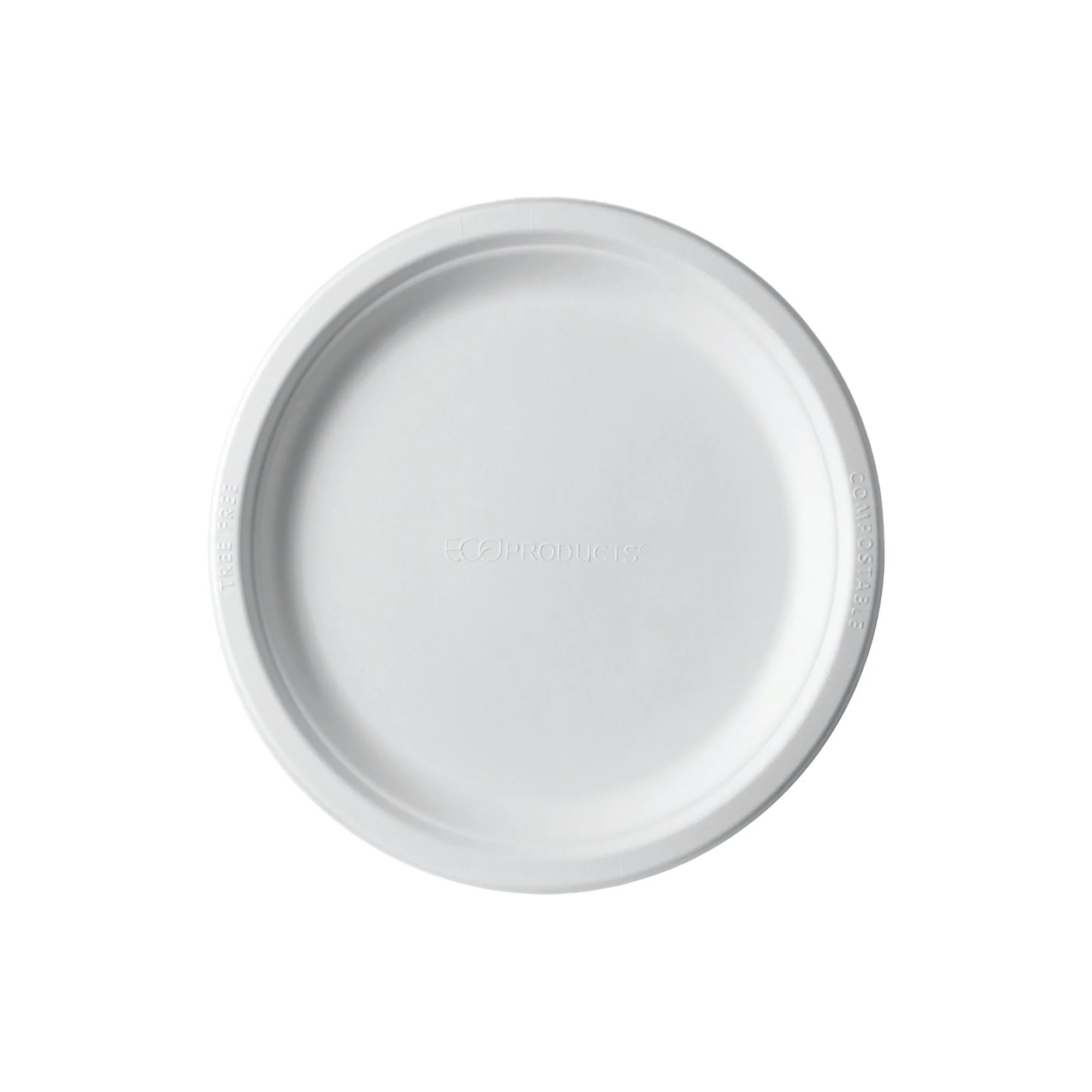 Lapos tányér - Cukornád lapos tányér 180 mm - 50 db/cs - Greenstic