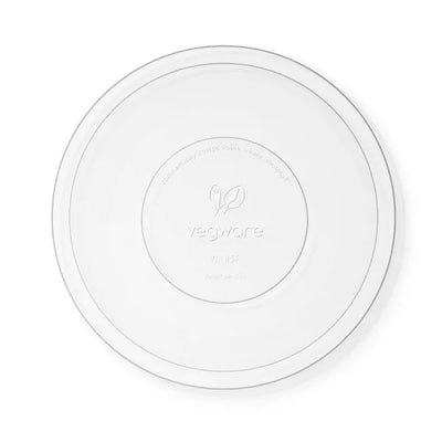Salátás doboz - Átlátszó tető papír salátás tálhoz, átmérő 185 mm - 75 db/cs - Greenstic