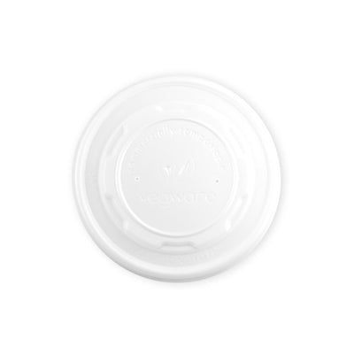 Leveses dobozok - CPLA tető papír leveses pohárhoz 90 mm - 50 db/csomag - Greenstic