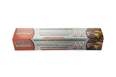 Streetfood csomagolás - Alufólia 100 m x 30 cm - 1 db/csomag - Greenstic