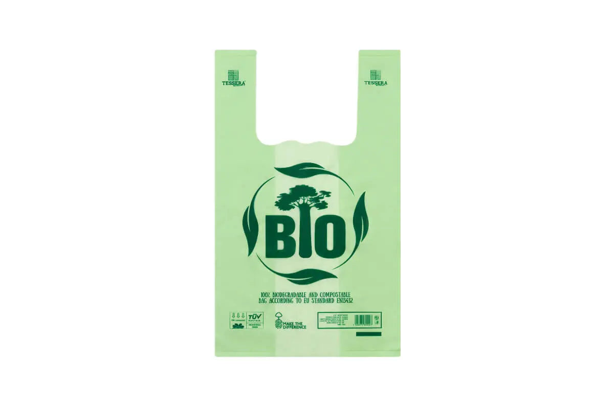 Ingvállas táska - Biológiailag lebomló ingvállas táska (25x43cm) - 96 db/cs - 1kg - Greenstic