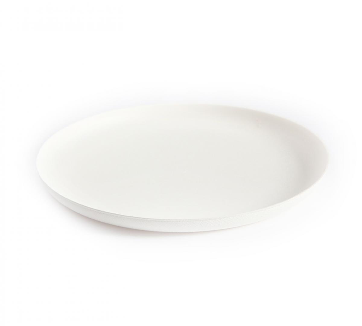 Cukornád tányér - Cukornád kerek tányér - átmérő 240 mm, 40 db/csomag - Greenstic