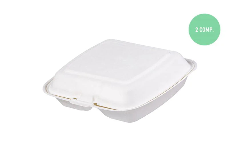 Cukornád menüboxok - Elviteles doboz menübox cukornád 23x20 cm - 100 db/cs, osztott - Greenstic