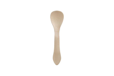 Evőeszközök - Fa kiskanál csomagolt 130 mm - 100 db/csomag - Greenstic