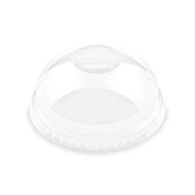 Desszertes pohár - Gömb tető lyukkal átlátszó, átmérő 95 mm 50 db/csom, RPET - Greenstic