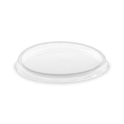 Műanyag dobozok - Átlátszó tető műanyag kerek desszertes dobozhoz - 50 db/csomag, PP - Greenstic