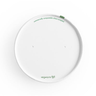 Leveses dobozok - Papír tető papír leveses és fagyis pohárhoz 90 mm - 50 db/csomag - Greenstic