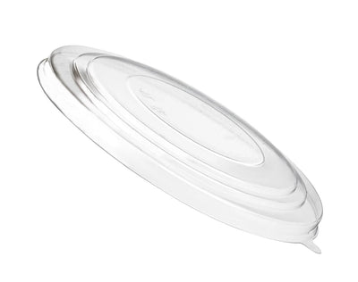 Salátás doboz - Átlátszó tető papír salátás tálhoz, átmérő 165 mm - 50 db/cs - Greenstic