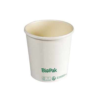Prémium fehér papír leveses pohár (PLA bevonattal) 480 ml - 25/cs-0