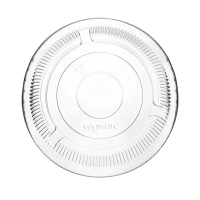 Desszertes pohár - Sík tető szívószál metszettel átlátszó, átmérő 95 mm 50 db/csom, RPET - Greenstic