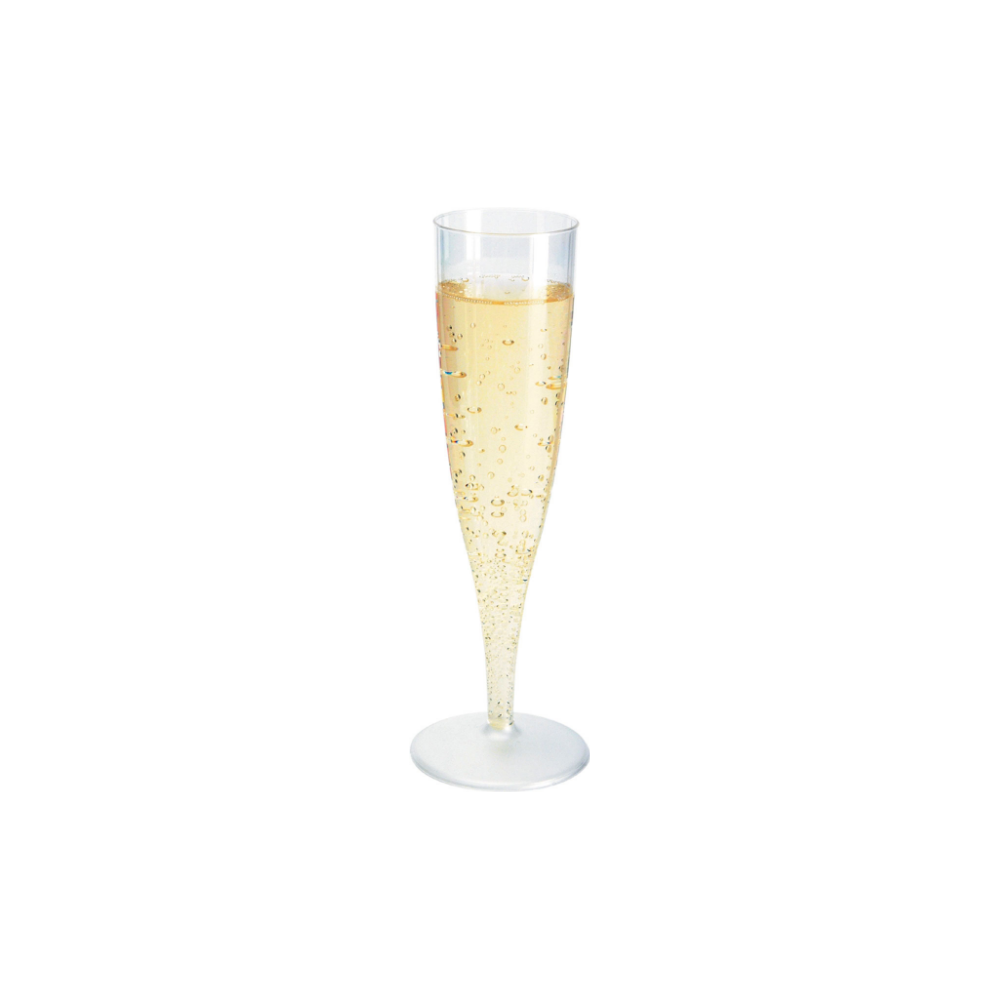 Reusable plastic champagne cup  - 135 ml - 10 pcs