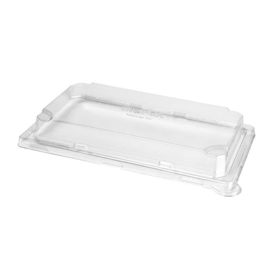 Cukornád menüboxok - Rpet átlátszó tető 500 ml-es cukornád tálcához - 50 db/cs - Greenstic
