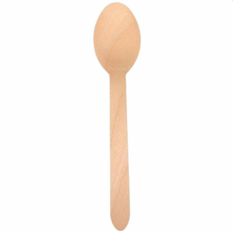 Wooden spoon-ECO 160 mm - 100 pcs/cs