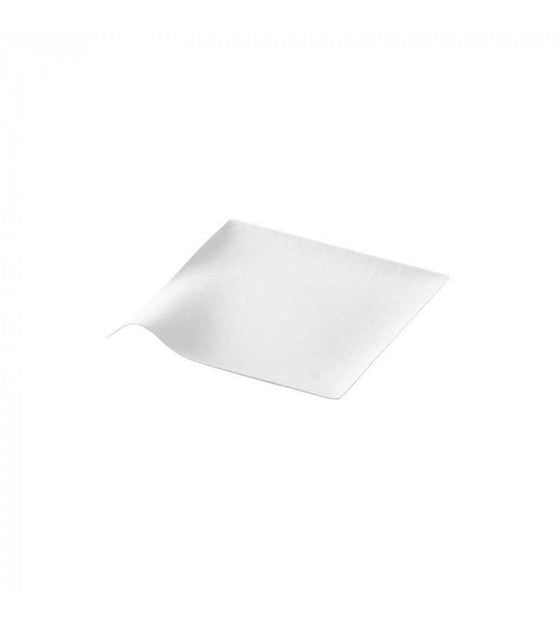 Fehér négyszögletű tányér 80x80 mm - 200/#