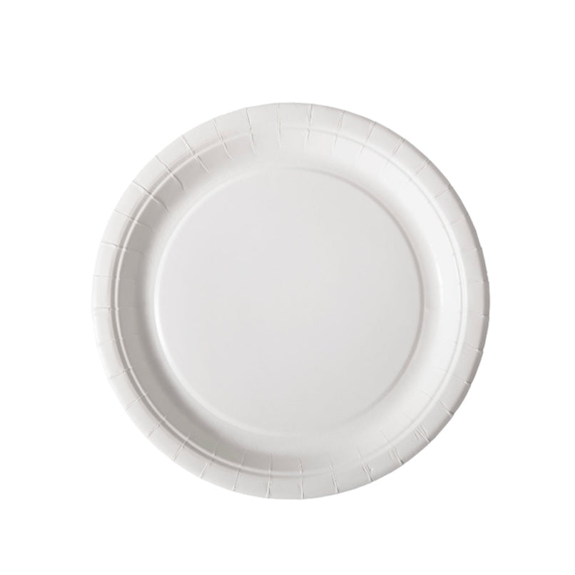 Lapos tányér - GS Papír desszert tányér 22 cm - 100/400 - Greenstic
