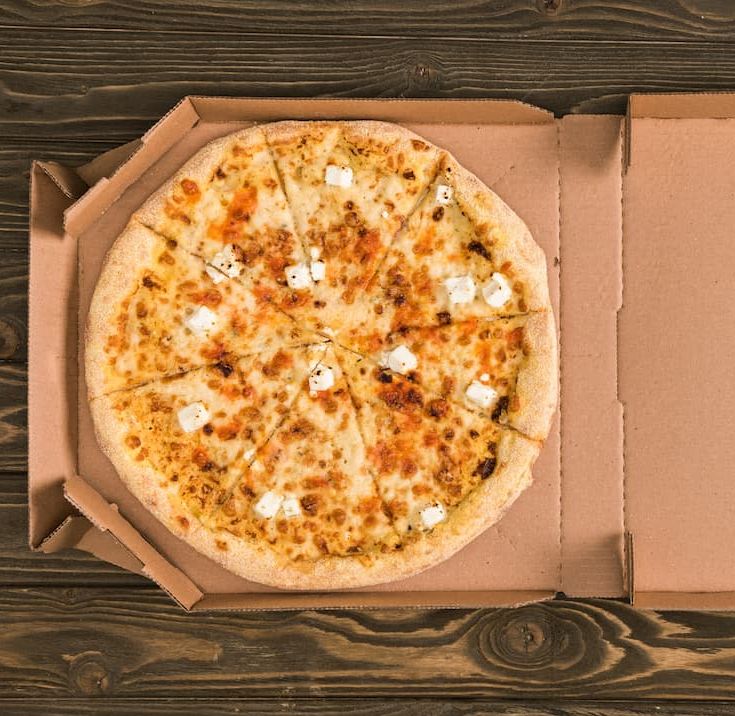 Pizzás doboz - Pizzás doboz  csapott sarokkal - 28 cm - 100 db/cs - Greenstic