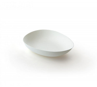 Cukornád tányér - Cukornád fehér tál - 150 x 120 x 30 mm, 40 db/csomag - Greenstic