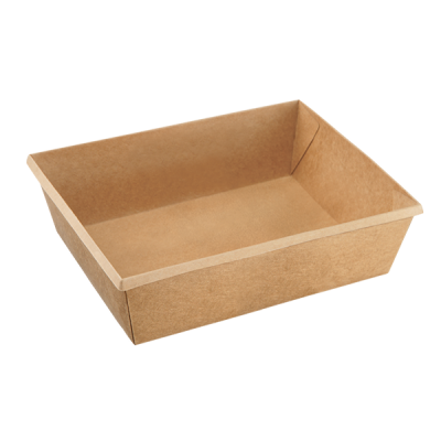 Takeaway paper box - Eco-tray 1000 ml - 50 pcs/cs