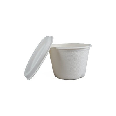 Cukornád menüboxok - Tető 60 ml-es öntetes, szószos tálkára, cukornád - 50 db/cs - Greenstic